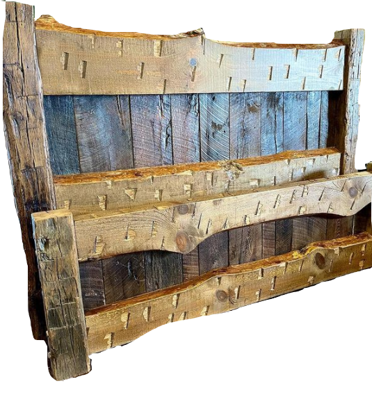 rustic unfinished wood furniture