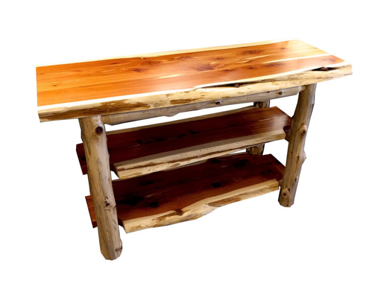 rustic unfinished wood furniture