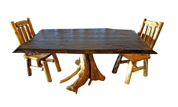 rustic unfinished wood furniture